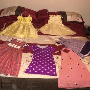 Girls dresses size 5,6,7